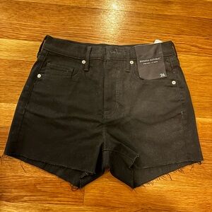 Banana Republic Women's Black Denim Shorts
